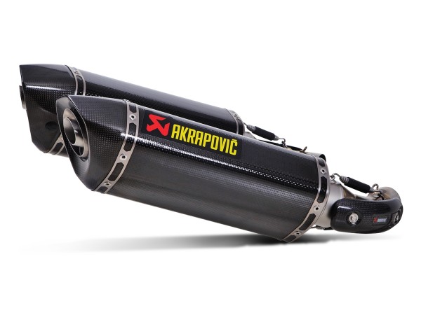 Akrapovic Slip On Schalldämpfer Carbon passend für Ducati Monster 1100 / 1100S / 696 / 796 / 765; Bj