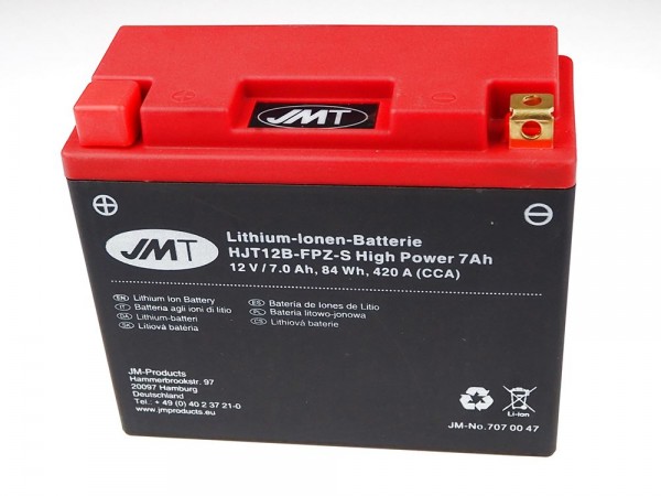 Batterie Lithium-Ionen HJT12B-FPZ-S 12V / 84 Wh Nylongehäuse