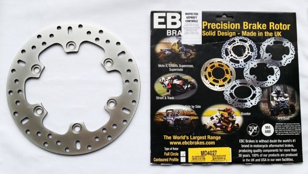 EBC Bremsscheibe MD4027 hinten starr passend für Kawasaki GPX 600 R / ZR1100 Zephyr