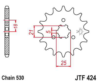 Kettenritzel Ritzel Stahl CNC 14 15 16 17 Zähne (530) passend für Suzuki GT750 GT550 GT380