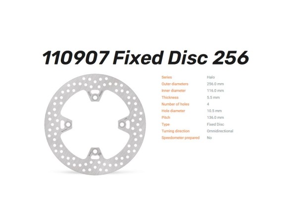 Moto-Master Bremsscheibe Halo hinten passend für Honda CMX 1100 Rebel / NT 1100 - 110907