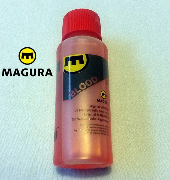 Magura 0721820 721630 | (Royal) Blood Hydrauliköl - rot/blau 100 ml Flasche