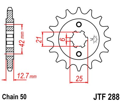 Kettenritzel 15 16 17 18 Zähne (530) Honda CB500 CB550 CB750