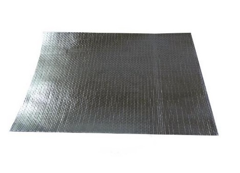 30x50 cm Hitzematte Hitzefolie Hitzeschutz  Alu selbstklebend 0,5 mm 700°C 