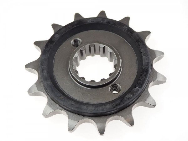 Kettenritzel Silent gummiert CNC 15 16 Zähne (520) passend für Kawasaki KLX650 KLR650