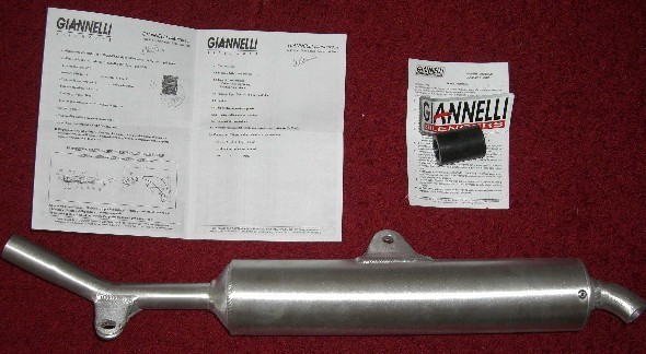 Giannelli Enduro 2T - Endtopf ALU: passend für Yamaha DT 125R/DTR 125 (99-01) GI54502