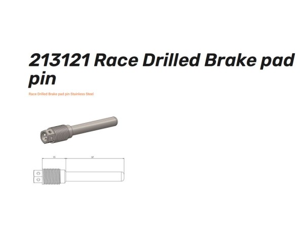 Moto-Master vorn Bolzen Standard / Racing für Bremsbeläge 213019 213121