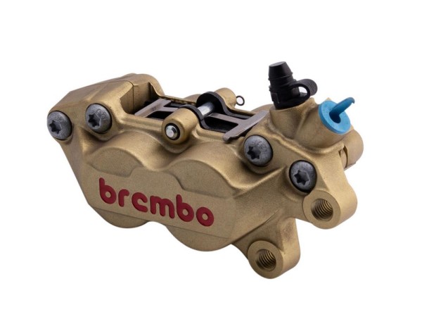 Brembo Bremszange 4-Kolben-Festzange P4 30/34 C (20516584) gegossen, gold für rechts