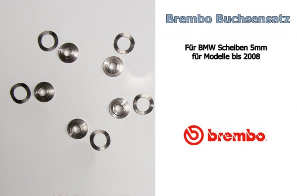 Brembo Buchsensatz passend für BMW Scheiben 5 mm bis Bj.08 - 105577615