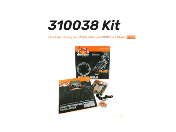 Moto-Master Bremsscheibe Oversize Flame Kit vorn passend für Beta RR 270mm - 310038