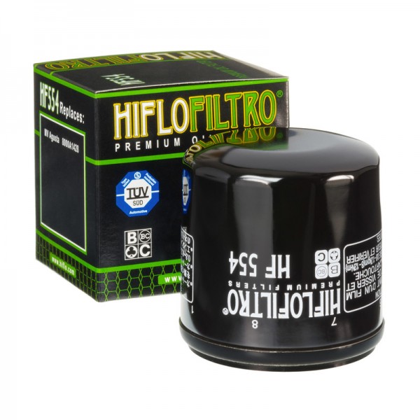 hiflo Ölfilter HF554, hf 554 Motorradölfilter passend für MV Agusta