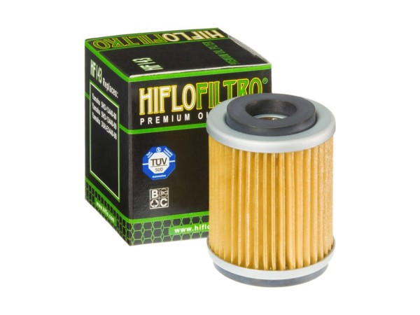 hiflo Ölfilter HF143, Motorradölfilter