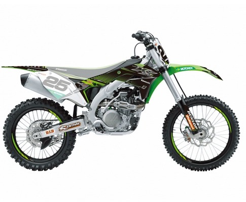 Aufkleber Satz BlackBird Racing Replica 2018 passend für Kawasaki KX 450 F, Baujahre: 2016-2018