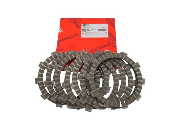 TRW Lucas Kupplungslamellenset passend für Honda CB 600 CBF600 CBR 600 900 - MCC124-9