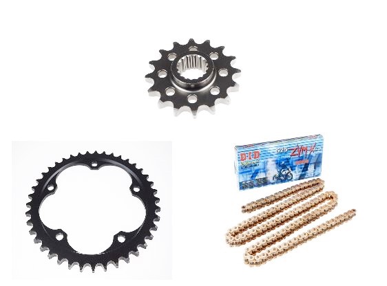 DID Kettensatz passend für MV Agusta Brutale 910 R / S (Bj.05-08) DID525ZVM-X2 Kette