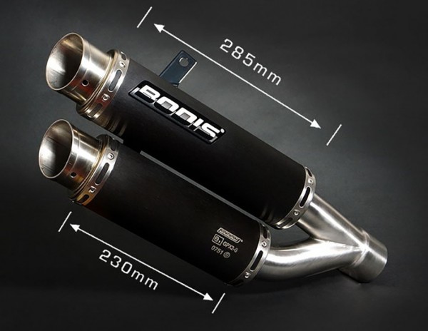 Bodis GPX 2 Endschalldämpfer passend für Suzuki GSX-S 1000, Baujahre: 2015-2016