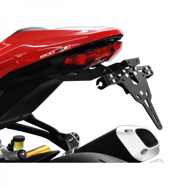 ZIEGER Pro Kennzeichenhalter passend für Ducati Monster 1200 R; Baujahre: 2016-2019