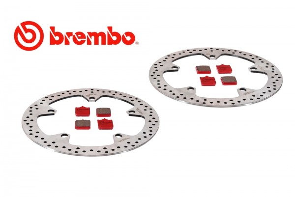 Brembo Bremsenkit vorn passend für BMW S 1000 RR K46 2R10 (Bj.09-18) Bremsscheiben und Beläge
