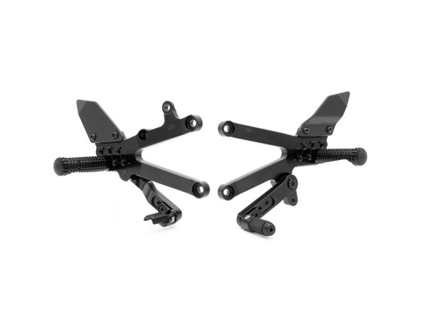 Gilles Fussrastenanlage FXR2-K01-B passend für Kawasaki ZX-6R (Bj.24)