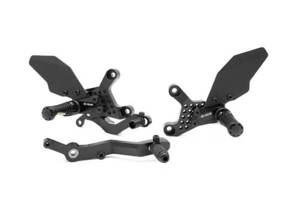 Gilles Fussrastenanlage AS31GT3-Y18-B schwarz passend für Yamaha YZF R9 (Bj.25-)