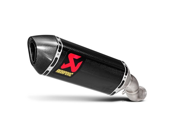 Akrapovic Slip On Schalldämpfer Carbon passend für Kawasaki ZX-10R / RR / SE; Baujahre: 2016-2020