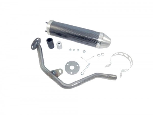 Giannelli Enduro 2T - Endtopf Carby Malaguti XSM XTM Yamaha DT50R / X - 34636HF