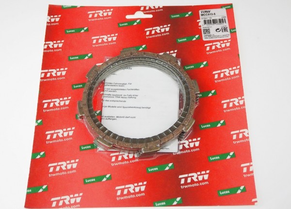 TRW Lucas Kupplungslamellenset (5 St.) KTM Duke 125 / Kawasaki KLX 125 MCC513-5 / MCC 513-5