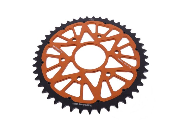 Kettenrad JT Twinstar 45 Zähne - (520) orange passend für KTM