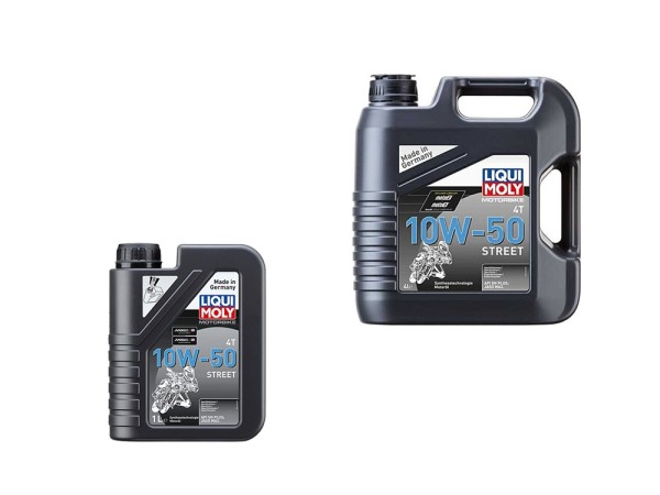 Liqui Moly Motorbike 4T Synth 10W-50 Street 1L / 4L - 21725 21726