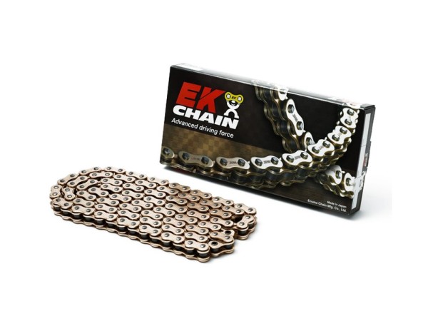 Rennkette / Racingkette EK 520 RSS NX-Ring 118 Glieder gold