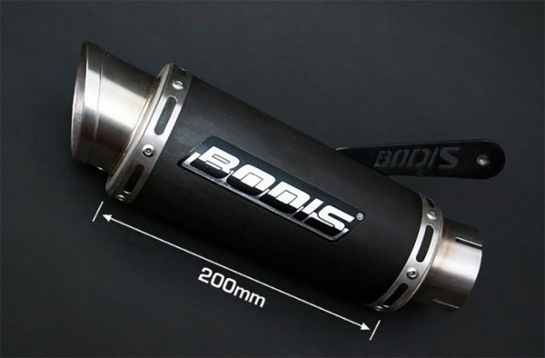 Bodis GPC-R Auspuff Black Endschalldämpfer passend für BMW S 1000 R, Baujahre: 2014-2016