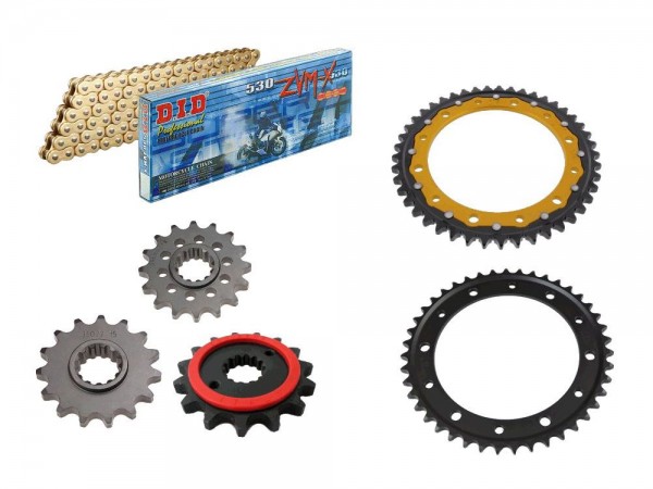 DID Kettensatz passend für Honda VFR750F RC36 (Bj.90-98) DID530ZVM-X2 Kette