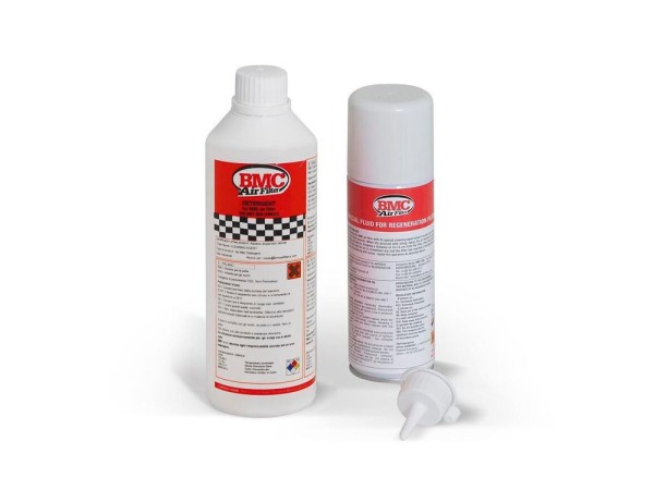 BMC Luftfilterwaschset Ölspray 200ml und Reiniger 500ml