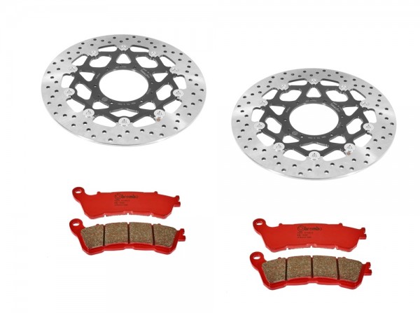 Brembo Bremsenkit vorn passend für Honda CB 1000 R SC60 mit ABS (Bj.08-)