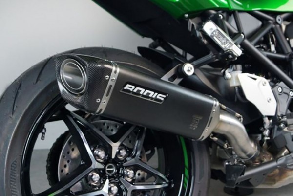 Bodis V4-M-CA Endschalldämpfer passend für Kawasaki Ninja 1000 H2 SX, SE Baujahre: 2018-2021