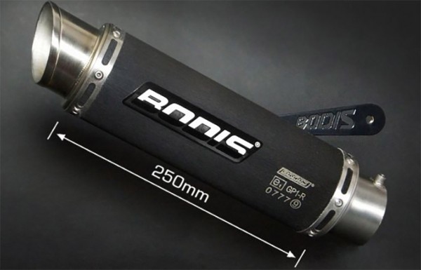 Bodis GP1-R Black Auspuff Endschalldämpfer passend für BMW S 1000 R Baujahre: 2014-2016