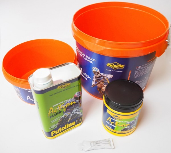 Putoline Action Kit Biodegradable - Reinigungsset Wartungsset Schaumstoff Luftfilter