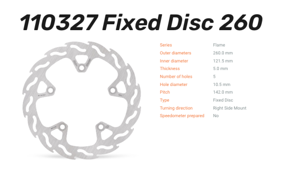 Moto-Master Bremsscheibe Flame vorne passend für Suzuki - 110327
