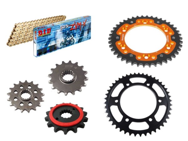 DID Kettensatz passend für KTM 990 Adventure /S /R (Bj.10-) DID525ZVM-X2 Kette
