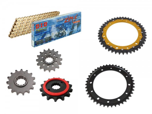 DID Kettensatz passend für Honda CB1000R SC60 (Bj.08-15) DID530ZVM-X2 Kette