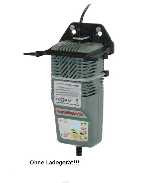 OptiMATE Tecmate Zubehör TM-75 (KET) Wandkonsole mit Scheibenhalter